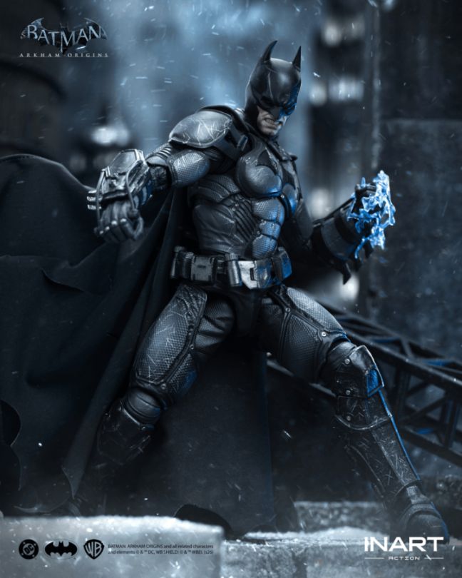 [Pre-Order] INART - Batman: Arkham Origins - Batman Battle Damaged Ver. 1/12 Collectible Figure